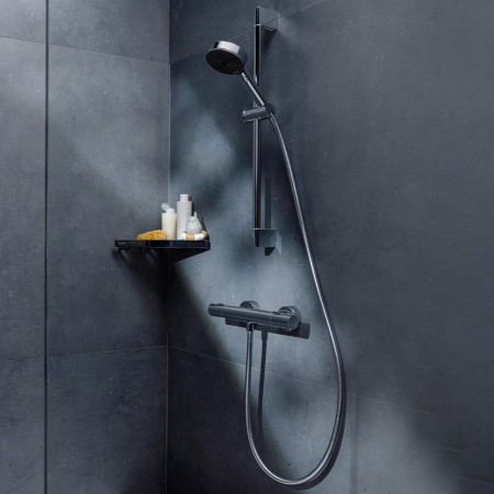 Système de douche hansgrohe Pulsify Select S 105 avec 3 modes économique