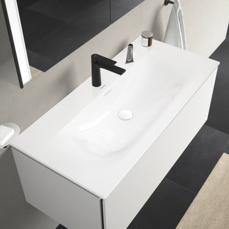 Meuble-lavabo Duravit Viu 103 cm avec 1 trou de robinet, avec trop-plein