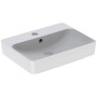 Lavabo sur plan Geberit VariForm 60 x 45 cm, rectangulaire, avec plage de robinetterie