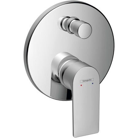 hansgrohe Rebris E Einhebel-Wannenarmatur Unterputz mit integrierter Sicherungskombination für iBox