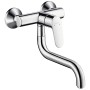hansgrohe Focus M41 Mitigeur de cuisine mural à bec bas, 1jet