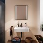 hansgrohe Xanuia Q Lavabo 600/480 con foro rubinetto e troppopieno, SmartClean - vista dettagliata