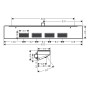 hansgrohe Rainfinity Schulterbrause 500 1jet mit Ablage - Detailansicht