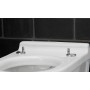 Duravit Starck 3 WC sospeso a scarico a pavimento - vista tecnica