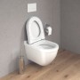 Duravit Starck 3 WC sospeso a scarico a pavimento - vista dettagliata