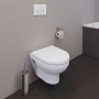 Duravit No. 1 Wand-WC Rimless Set, Compact-Tiefspüler - technische Ansicht