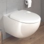Duravit Architec WC sospeso 57,5 cm, con scarico a pavimento, Durafix incluso