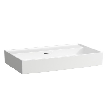 Vasque LAUFEN Kartell 80 x 46 cm, sans trou pour robinet, avec trop-plein