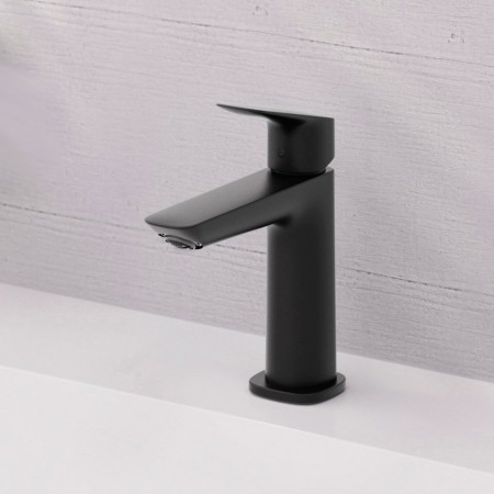 Robinet de lavabo monocommande hansgrohe Logis 110 Fine CoolStart sans bonde