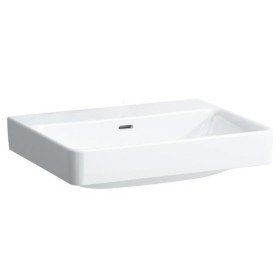 Lavabo LAUFEN PRO S 60 cm sans trou de robinet, avec trop-plein