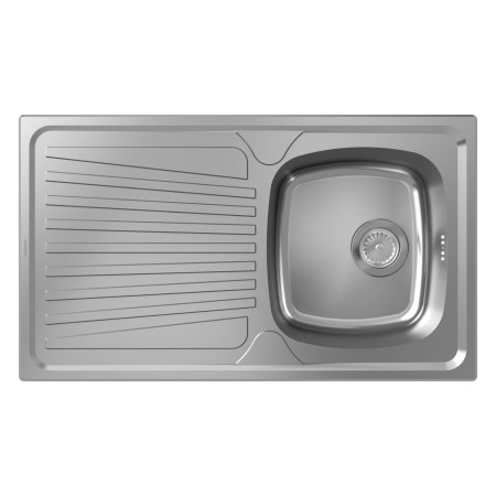 hansgrohe S21 S210-A342 86 Einbauspüle 342 mit Abtropffläche und manueller Ablaufgarnitur
