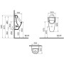 VitrA S20 Urinal - Detailansicht