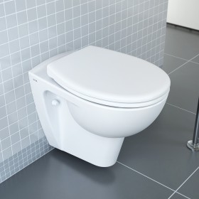 VitrA Conforma WC suspendu, VitrA Flush 2.0, chasse d'eau encastrée + 6 cm