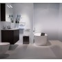 Baignoire autoportante LAUFEN PRO 150 x 70 cm en Marbond - vue technique