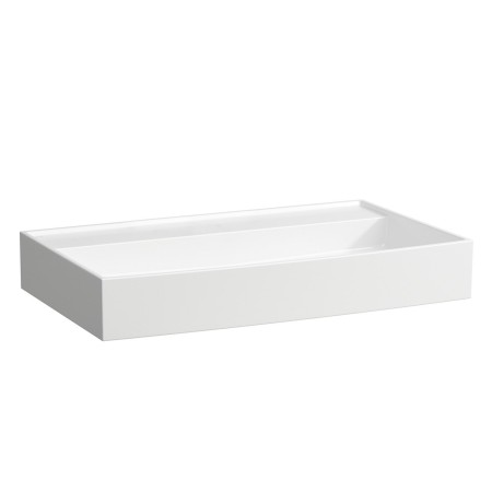 Vasque LAUFEN Kartell 80 x 46 cm, sans trou de robinet, sans trop-plein