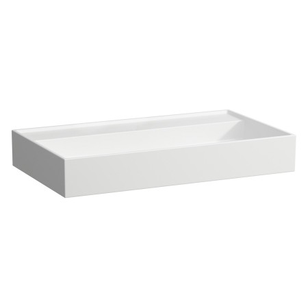Vasque LAUFEN Kartell 80 x 46 cm, sans trou de robinet, sans trop-plein