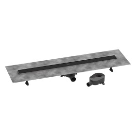 hansgrohe RainDrain Go Komplettset Duschrinne 1000 rückseitig befliesbar für Standard-/flache
