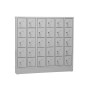 Wolfstahl Schliessfachschrank Stahl 30 Schliessfächer Zylinderschloss 119 x 15 x 110 cm - technische Ansicht