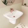 VitrA S20 Waschtisch 60 cm, 1 Hahnloch mittig und Überlauf - technische Ansicht