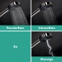 hansgrohe Pulsify Select S Brausesystem 105 3 Strahlarten Relaxation wassersparend - technische Ansicht