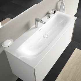 Meuble-lavabo Duravit Viu 123 cm avec 1 trou pour robinet, avec trop-plein