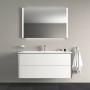 Meuble-lavabo Duravit Viu 123 cm avec 1 trou pour robinet, avec trop-plein - vue détaillée