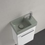 Villeroy & Boch Avento Lavabo 36 x 22 cm, Vasca a sinistra, senza troppo pieno - vista tecnica