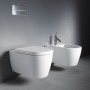 Duravit ME by Starck Wand-WC Rimless mit HygieneGlaze - Detailansicht