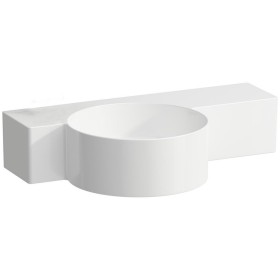 Lavabo à poser LAUFEN Val 55 x 31,5 cm, tablette à droite, sans trou de robinet, sans trop-plein