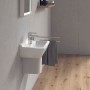 Lavabo à main Duravit Starck 3 45 cm avec 1 trou de robinet - vue détaillée