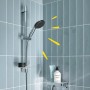 Ensemble de barre de douche GROHE Vitalio Start 110, 60 cm, 2 modes de jet, tablette de douche - vue détaillée