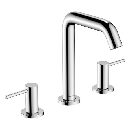 Robinetterie de lavabo à 3 trous hansgrohe Tecturis S 150 avec bonde Push-Open