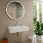 Robinetterie de lavabo à 3 trous hansgrohe Tecturis S 150 avec bonde Push-Open - vue détaillée