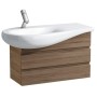 LAUFEN Alessi Lavabo encastrable 90 x 50 cm, avec trou pour robinet et tablette à droite - vue technique