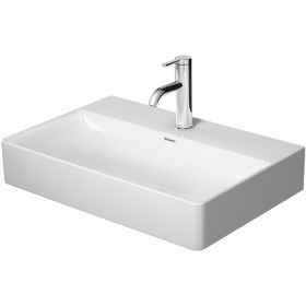 Lavabo Duravit DuraSquare Compact lissé avec 1 trou de robinet, 60 x 40 cm