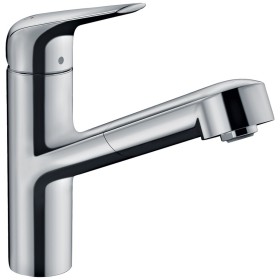 hansgrohe Focus M42 Miscelatore monocomando per cucina 150, beccuccio estraibile, 1getto, sBox