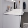 Duravit ME by Starck Möbelwaschtisch 103 cm mit 1 Hahnloch - technische Ansicht