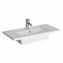 VitrA Integra Möbelwaschtisch Compact 80 cm mit Überlaufloch, 1 Hahnloch mittig - Detailansicht