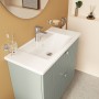 VitrA Integra Möbelwaschtisch Compact 80 cm mit Überlaufloch, 1 Hahnloch mittig - Detailansicht
