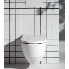 LAUFEN Cleanet Navia WC-douche sans bride avec ouverture latérale pour raccordement d'eau externe