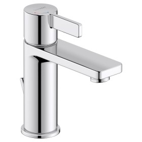 Mitigeur de lavabo monocommande Duravit D-Neo M FreshStart avec tirette