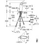 Robinet de lavabo monocommande GROHE Eurodisc Cosmopolitan, basse pression - vue détaillée