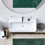 Mitigeur de lavabo monocommande Duravit C.1 M avec vidage à tirette - vue technique