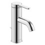 Mitigeur de lavabo monocommande Duravit C.1 S FreshStart et MinusFlow, avec vidage à tirette