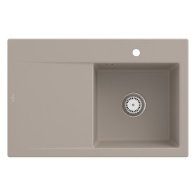Villeroy & Boch Subway Style 45 Einbauspüle, Ablaufgarnitur mit Handbetätigung, Becken rechts