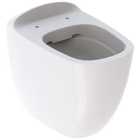 Geberit Citterio WC a terra a scarico a pavimento, incasso a filo muro, Rimfree