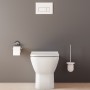 VitrA Integra Square Stand-WC Tiefspüler spülrandlos VitrA Flush 2.0 - technische Ansicht