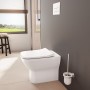 VitrA Integra Square Stand-WC Tiefspüler spülrandlos VitrA Flush 2.0 - Detailansicht