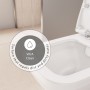 VitrA Integra Square Stand-WC Tiefspüler spülrandlos VitrA Flush 2.0 - technische Ansicht