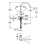 Rubinetto monocomando GROHE Minta, DN 15